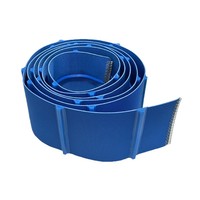 PU Blauwe Voedselveilige Transportband voor Bakkerijen, Vlees- & Zeevruchtenverwerkingslijnen in Voedselfabrieken, Verpakkings- & Sorteersystemen