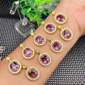 Ювелирные аксессуары круглый набор жемчужный кулон стерлингового серебра позолоченный модный браслет «Diy» ожерелье - Product Image 3