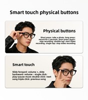 Lunettes Intelligentes CY02 avec Reconnaissance Visuelle IA, Traduction en Temps Réel, Caméra 13MP, Enregistrement Vidéo Haute Définition, Image EIS et Assistance au Quotidien
