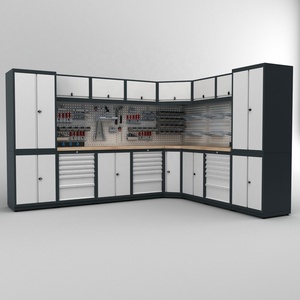 Modular công cụ hệ thống tủ cho cơ khí nhà để xe lớn thép bàn làm việc tùy chỉnh kết hợp - Product Image 5
