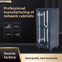 Kabinet Jaringan Peralatan Komunikasi Komputer Switch Server Arus Lemah Rak Penguat Disipasi Panas Stok 15U-47U