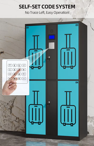 ตู้เก็บสัมภาระโลหะพร้อมกุญแจล็อคและดีไซน์แบบประกอบสำเร็จ - Product Image 3