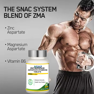 Tabletas de aspartato de magnesio zinc Suplementos deportivos Tabletas de aspartato de magnesio de 500mg - Product Image 2