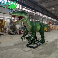 Modèles de dinosaures animatroniques de grande taille sur mesure pour les jardins et les centres commerciaux, fabriqués par une usine professionnelle