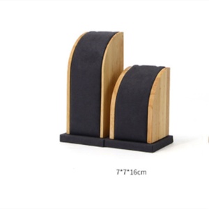 Présentoirs à bijoux en bois personnalisés en gros, supports de rangement pour bijoux, présentoirs pour colliers - Product Image 6