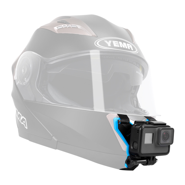 Telesin Motorcycle Helmet Mount Chin Strap Mount Helmet Adapter for Go Pros Heros 9/8/7/6/5/4 Camera