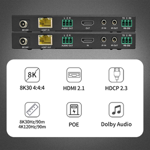 Extensor IP HDBaseT 3.0 |   4K120/8K30, 150m CAT6a, PoH, HDCP 2.3 para Pantallas de Estadios - Product Image 6