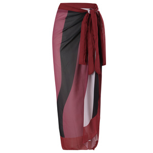 In Stock Custom Print Wholesale Women Sarong <strong>Beach</strong> <strong>Cover</strong> <strong>up</strong> <strong>Wrap</strong> Skirt - Product Image 6