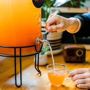 Bình Nước Giải Khát Bằng Thủy Tinh Có Vòi 4l 5l 8l Kèm Giá Đỡ Gỗ <span class=keywords><strong>Yorkshire</strong></span> Sun Tea <span class=keywords><strong>Mason</strong></span> Jar Bình Nước Thủy Tinh Có Vòi - Product Image 3