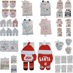 Coffret Cadeau Nouveau-né en Coton, Commande Mixte en Petites Séries, Couleurs Assorties Aléatoires, Non Limité aux Couleurs Affichées sur l'Image - Product Image 2