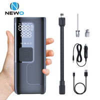 Smartnewo DC 5V/12V Dual Power Supply Bahan ABS Pompa Udara Nirkabel Layar LED 19 Silinder Konektor TYPE-C