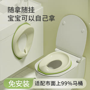 Siège de toilette extra large pour bébé, couvercle antidérapant pour siège d'apprentissage de la propreté, en PP, couleur verte, origine Zhejiang - Product Image 5