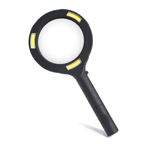 2024 Magnifying glass work light Building Tools & Hardware Magnifying Lamp Handheld Large Magnifier Working Lamp