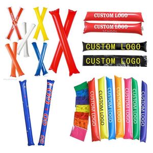 Decoraciones Personalizadas para Fiestas, Palos de Animación con Logotipo Impreso a Color Personalizado, Palos Inflables Publicitarios - Product Image 1