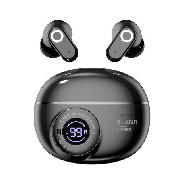 2026 New X6 In-Ear TWS Earbuds Digital Display HD Mic 9D Deep Bass Ergonomic Comfort Fit Low Cost Wireless Earphones BT5.4