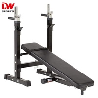 Presse d'haltérophilie pliable réglable avec Station de trempage