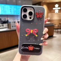Funda de Teléfono 3D con Mariposas, Bonita, con Soporte, Brillante, de TPU Suave, Antigolpes, Protectora para iPhone 18 Pro Max 17, Venta al Por Mayor