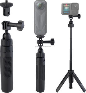 Trépied extensible de 40 cm, mini bâton à selfie portable pour DJI Osmo Pocket 3/4, support stable, poignée pour vlog, <span class=keywords><strong>accessoire</strong></span> pour caméra d'action - Product Image 1