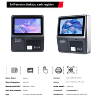 Terminal de point de vente intelligent Android avec imprimante intégrée, écran 11,6 pouces, tout-en-un, Wi-Fi, compatible Windows 10 et Android 11, équipement financier