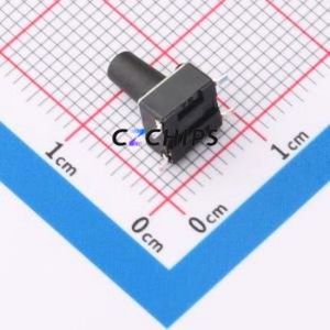 ZX-QC66-9.5TP Tactile Switch SMD-4P,6x6mm Switch Single Pole Single Throw Round Button 2.6N Vertical Mount - Product Image 2