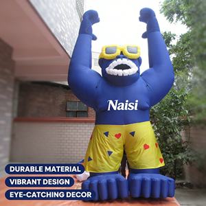 Canard gonflable géant pour la publicité/Grand canard gonflable promotionnel pour la <span class=keywords><strong>location</strong></span>/Modèle de canard gonflable en tissu Oxford - Product Image 2