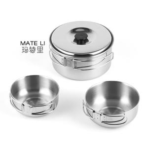 Haute qualité Camping Randonnée Ustensiles <span class=keywords><strong>De</strong></span> Cuisine Portable Ustensiles <span class=keywords><strong>De</strong></span> Cuisine Camping <span class=keywords><strong>Pot</strong></span> Ensemble <span class=keywords><strong>De</strong></span> Cuisson - Product Image 1