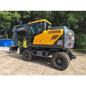 Excavadora de ruedas Hyundai HW150 completamente nueva, original de Corea, en stock en Shanghái. - Product Image 4