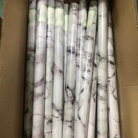 Papier de contact marbré, rouleau de papier peint autocollant 3d résistant à l'huile, rouleau de papier peint en pvc pour décoration de maison