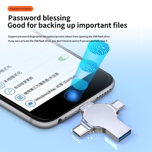 محرك أقراص القلم Usb2.0 مع صندوق 64 جيجابايت ، جيجابايت ، جيجابايت ، ذاكرة مجانية ، شعار مخصص يو القرص لهدايا الزفاف 3in1 4in1 OTG - Product Image 5