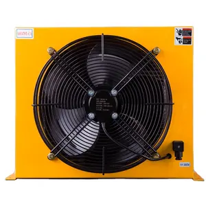 HM Heat Exchange Equipment DC AC oil coolers with Fan AH1470T-200L hydraulic cooler 142W Power for construction machinery