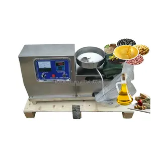 Fully automatic household temperature control digital display electronic oil press for Peanuts Cashews Coconut Flaxseeds
