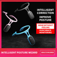 Correcteur de posture intelligent à capteur de vibration, dispositif de soutien cervical antidérapant à angle réglable