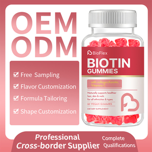 Suplemento de Biotina y Colágeno con Sabor, Marca Privada, para Blanquear la Piel y Estimular el Crecimiento del Cabello, Gomitas de Queratina con Vitaminas para Cabello, Piel y Uñas - Product Image 5