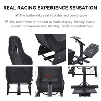 GY024 Sim Racing Simulator Asiento Ajustable Racing Car Seat Computadora VR Juegos de carreras Simulador de conducción Silla