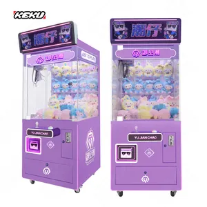 Nova mini máquina de trabalho para arcade para ganhar prêmios, máquina de jogos usada, guindaste de garra de boneca