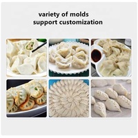 Boulette semi-automatique chinoise faisant le remplisseur pliant empanada ravioli samosa fabricant Gyoza faisant la machine pour les petites entreprises