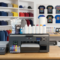 Impresora DTF de Escritorio Heyme Small A3 Totalmente Automática Epson XP600, Nueva con 1 Año de Garantía, para Ropa, Personalización de Logotipos, Camisetas y Pantalones Cortos