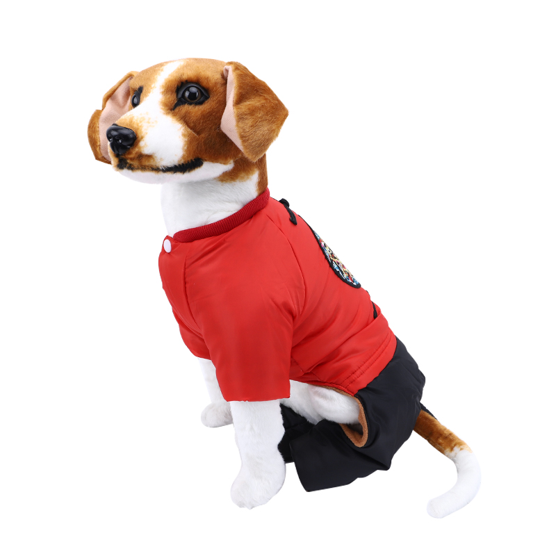 Хлопок Мягкий Одежда для собак толще маленький pet куртка с китайский элемент