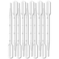 Pipette Pasteur de transfert de laboratoire 0.2/0.5/1/2/3/5/10 ml pipette de transfert en plastique jetable