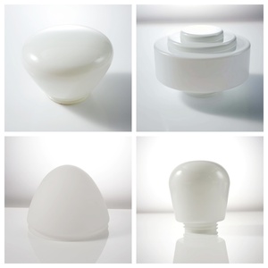 BO VIDRO Boca Soprado Claro Opala Branco Alto Borosilicato Vidro Quartz Tubo para Abajur - Product Image 4