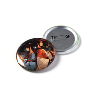 Badges écologiques en étain avec motif de dessin animé Anime Tailles personnalisables (25mm-75mm)