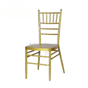 Venta al por mayor barato Hotel boda evento Fiesta hierro acero acrílico oro <span class=keywords><strong>Chiavari</strong></span> silla para eventos