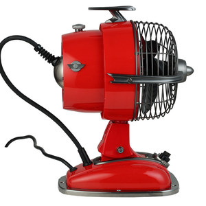 IMASU 레트로 테이블형 선풍기 무소음 공기 순환 150mm 날개 직경 아로마테라피 1등급 에너지 효율 AC - Product Image 4