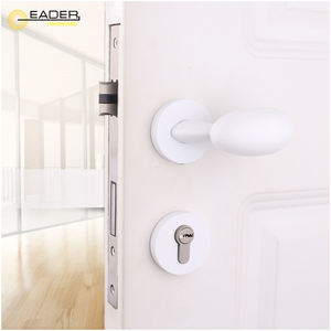 Eader มือจับประตูสีทองสว่างหรูหรา, มือจับประตูบ้านโบราณห่านสีเหลืองล็อคประตูแม่เหล็กแบบเรียบง่ายทันสมัยเงียบสงบ - Product Image 5