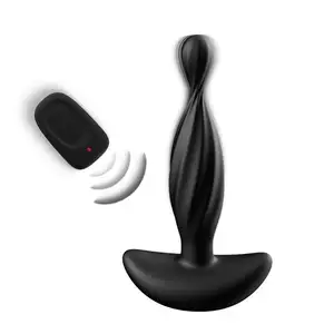Jouets sexuels à distance sans fil pour femmes Gode anal Masseur de la prostate Plug anal télescopique Vibrateur anal Vibrateur anal
