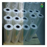 Rouleau de film plastique extensible en PVC à haute transparence pour l'emballage du film rétractable de type U