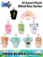 Blind Box KI-Plüschroboter-Puppe mit dynamischen Augen, Sprachinteraktion und Lernbegleiter für Kinder, sprechend und interaktiv