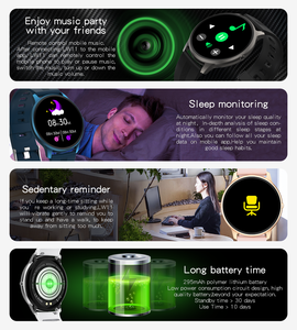 Smart Watch 2024 Vrouwen Ip68 Waterdicht Hartslagmeter Draagbaar Apparaat Meerdere Sport Oem Odm Fabrieksverkoop Voor Android Ios - Product Image 3