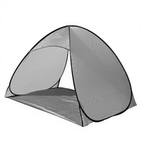 Tente de plage pop-up d'été, abri solaire UPF50+ anti-UV, portable, pliable, légère, auvent en acier, camouflage, écologique, facile à transporter