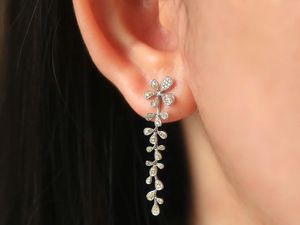 Pendientes Lineales de Diamantes Amarillos Naturales de 0.4CT y Oro Real de 18K de Xinfly Luxury Jewelry, Dos Formas de Usar, para Damas - Product Image 5